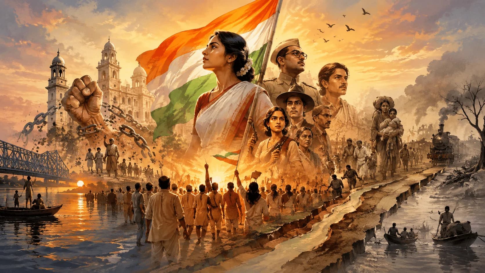 The Unfinished Awakening: Bengal, Freedom and India’s Tryst with Destiny at 80