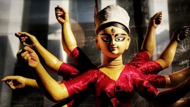 (Representational image), durga puja| Ai generated